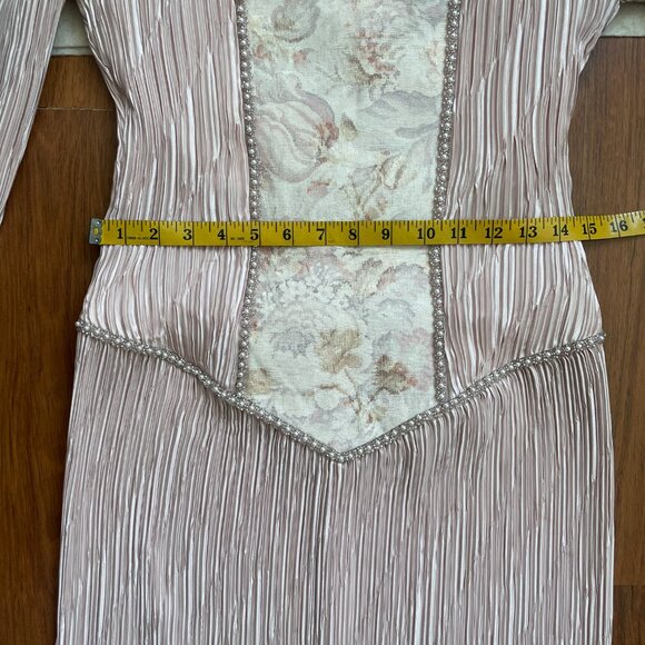 Vintage Ricki Lang for NUIT plissé pleated drop-waist fairycore dress - Picture 10 of 11